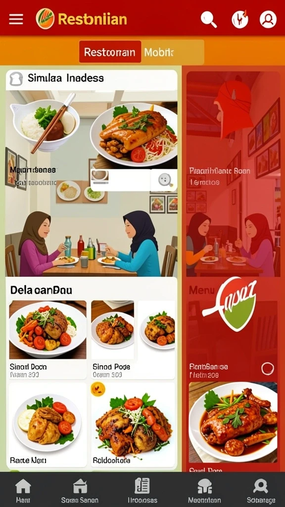 Tampilan antarmuka yang ramah pengguna.