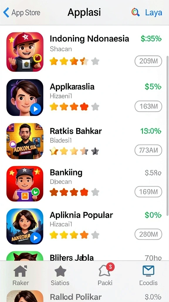 Tampilan antarmuka yang menarik dan user-friendly.