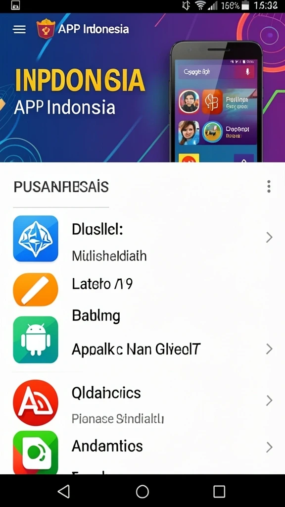 Tampilan awal yang menarik dan intuitif.