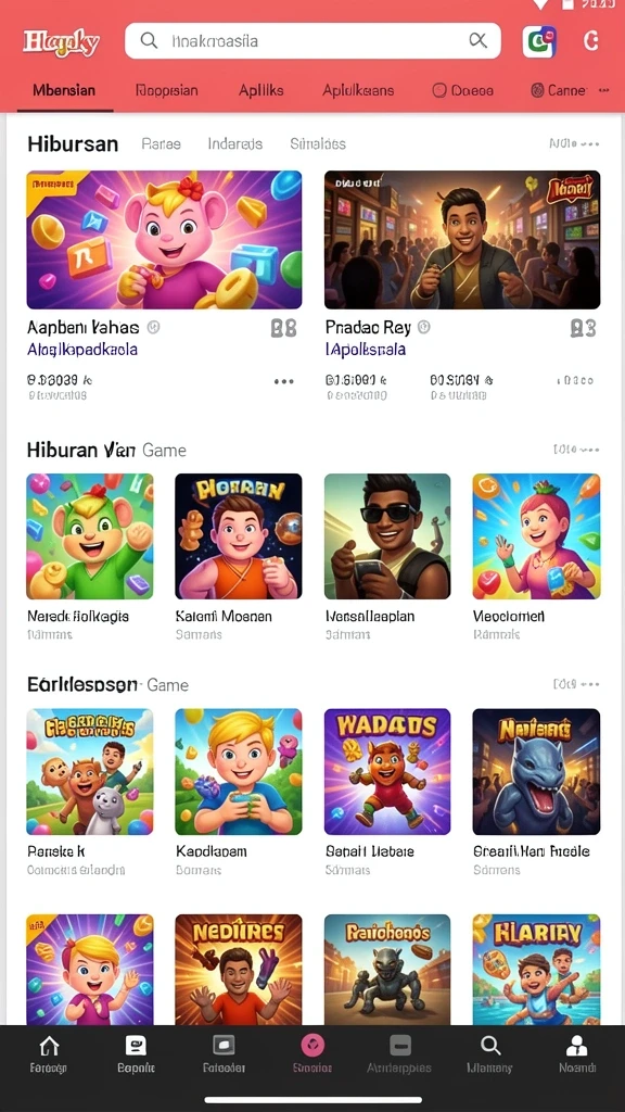 Tampilan antarmuka yang menarik dan mudah dinavigasi.