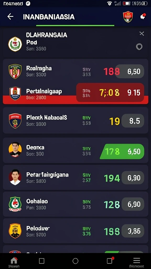 Menu pilihan permainan yang beragam.
