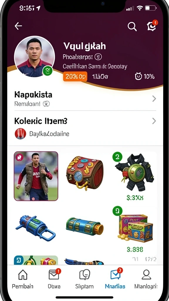 Fitur interaktif yang menyenangkan bagi semua pemain.