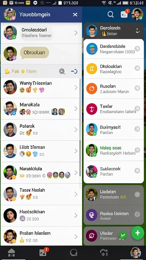 Beraksi dalam pertarungan seru melawan monster.