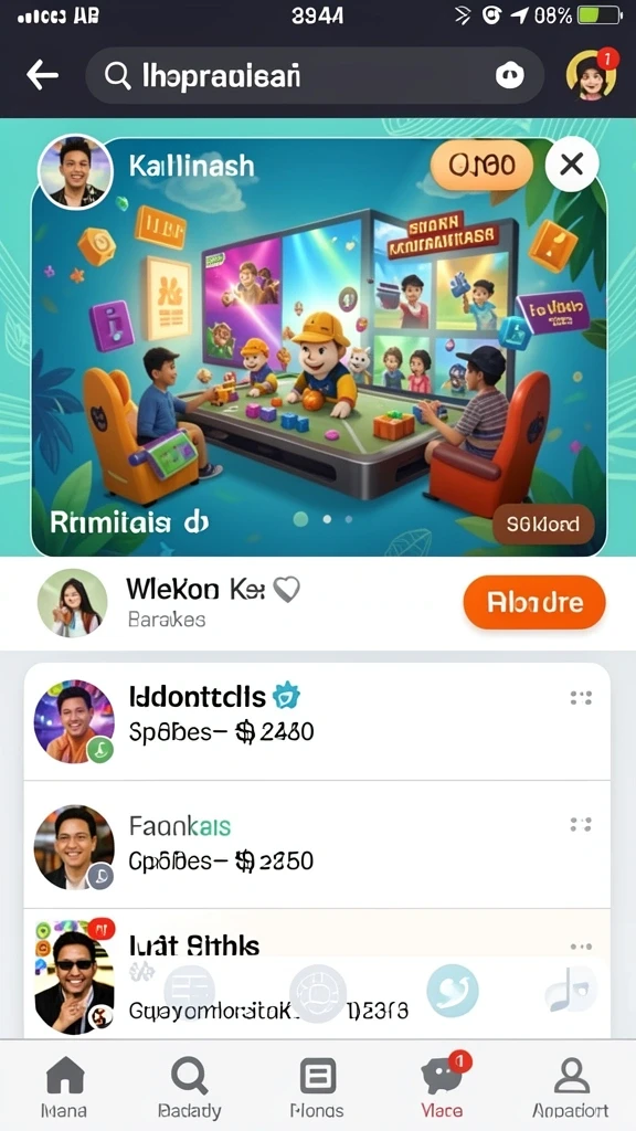 Level permainan yang menantang dan seru.