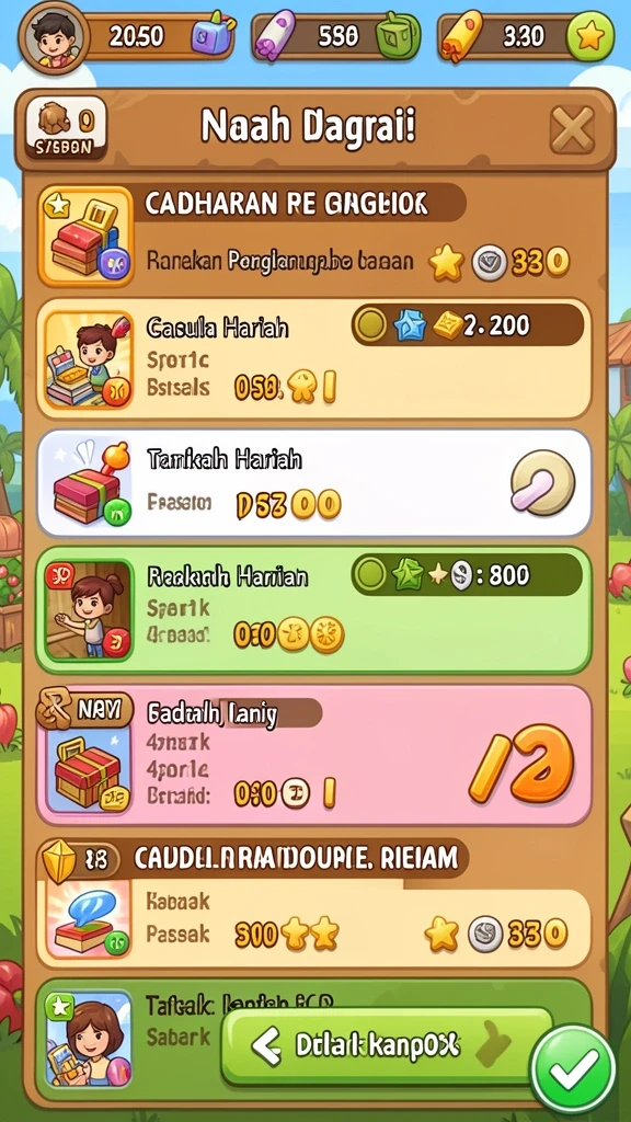 Tangkapan layar lainnya menampilkan berbagai karakter dalam game.