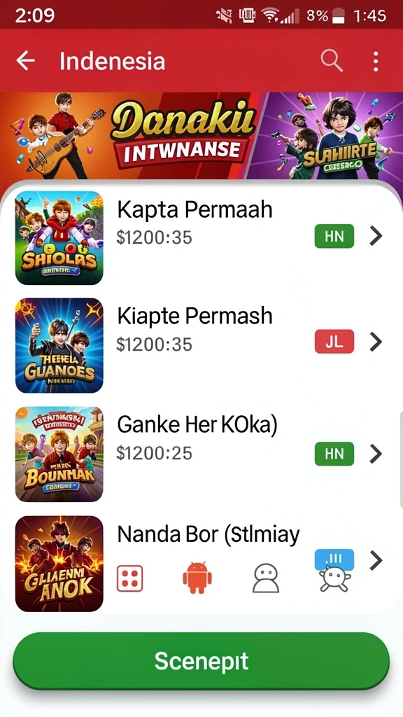 Tampilan antarmuka HALIMTOTO yang menarik dan intuitif.