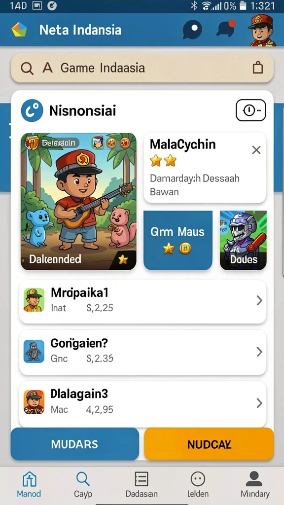 Tampilan awal permainan yang menakjubkan.