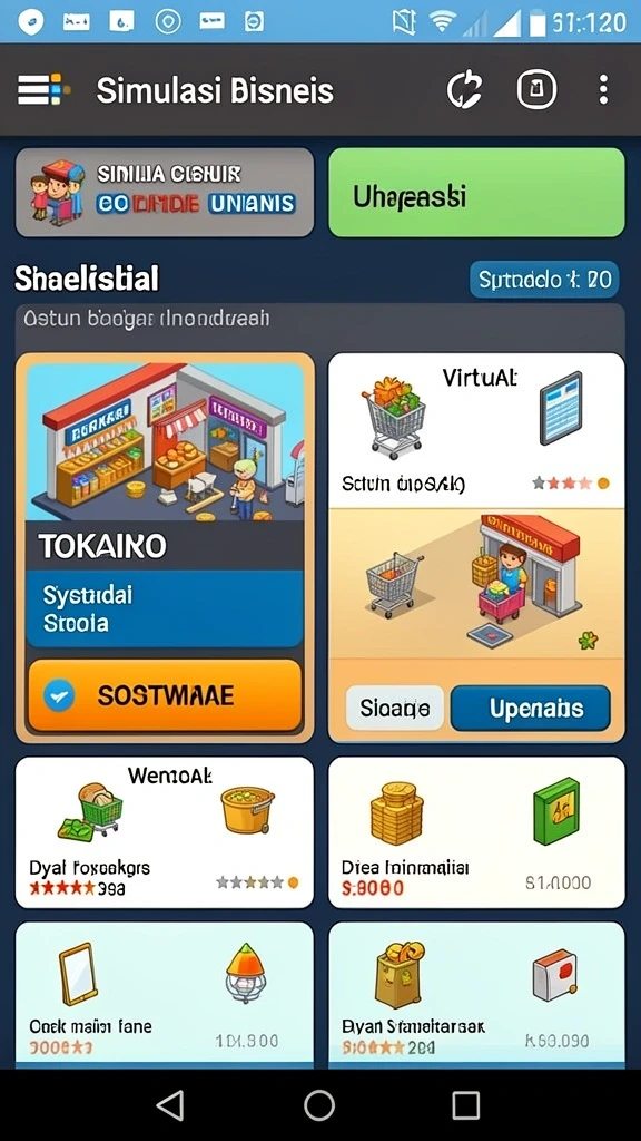 Tampilan antarmuka yang menarik dan user-friendly.