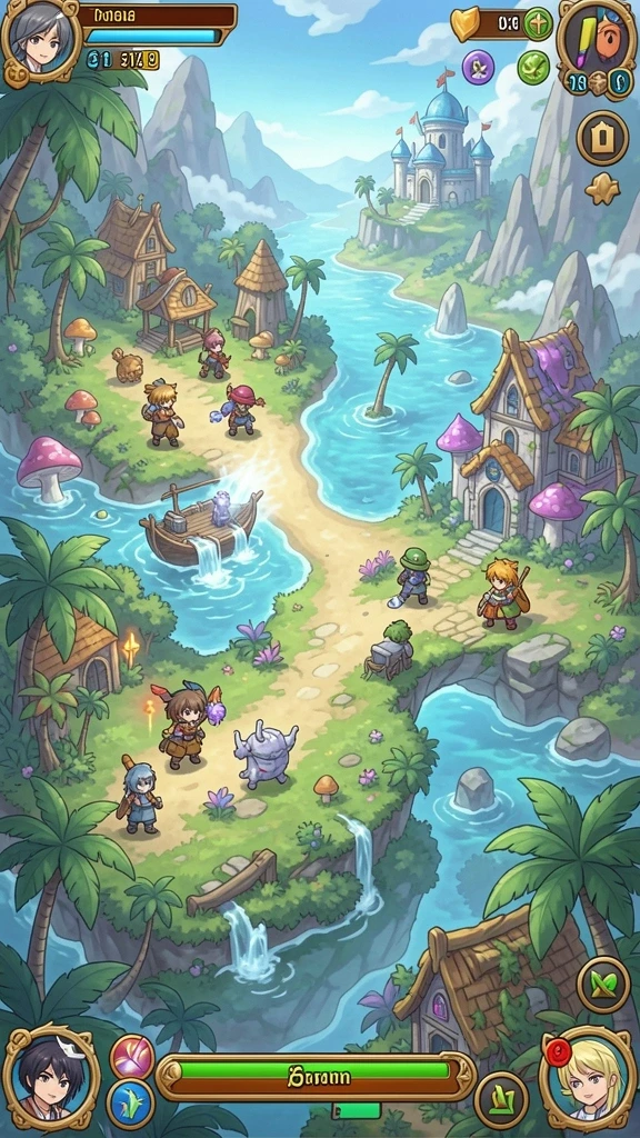 Bergabung dengan pemain lain dalam event multiplayer.