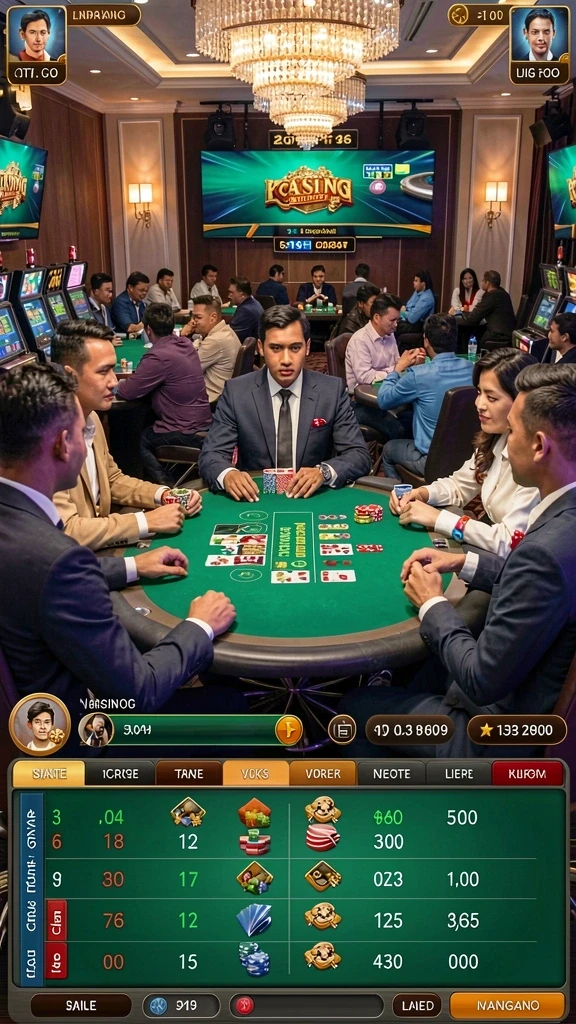 Aksi seru di dalam game dengan efek visual yang menakjubkan.