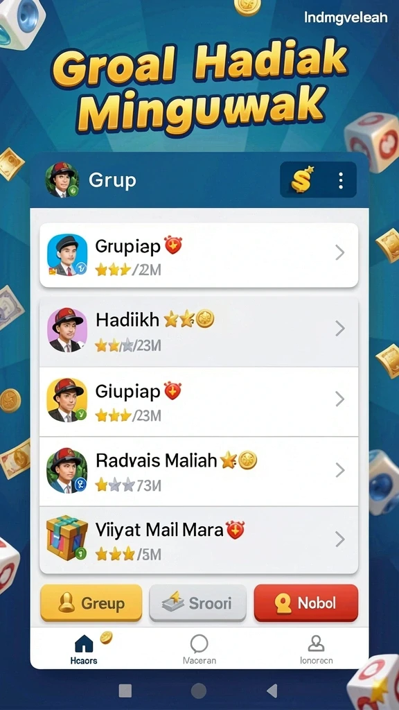 Karakter kelinci yang lucu dan unik dalam game.