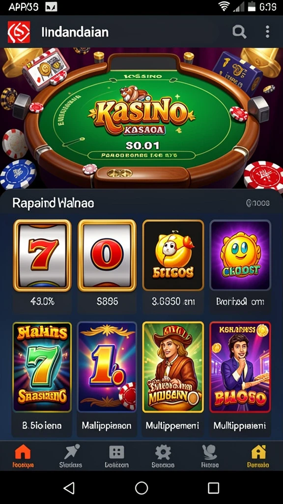 Tampilan awal permainan yang menarik dan intuitif.