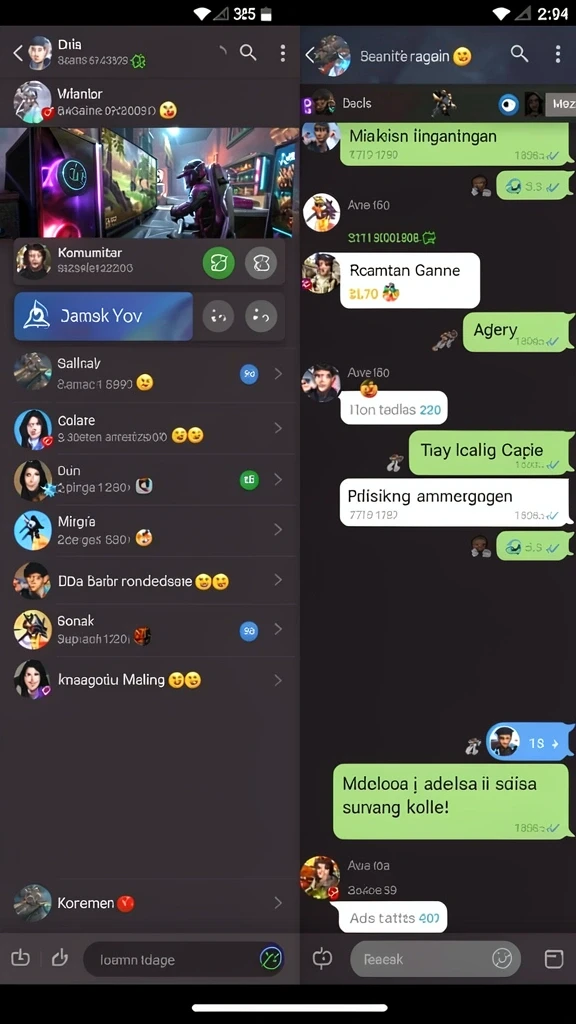 Pemain dapat menikmati berbagai permainan menarik.