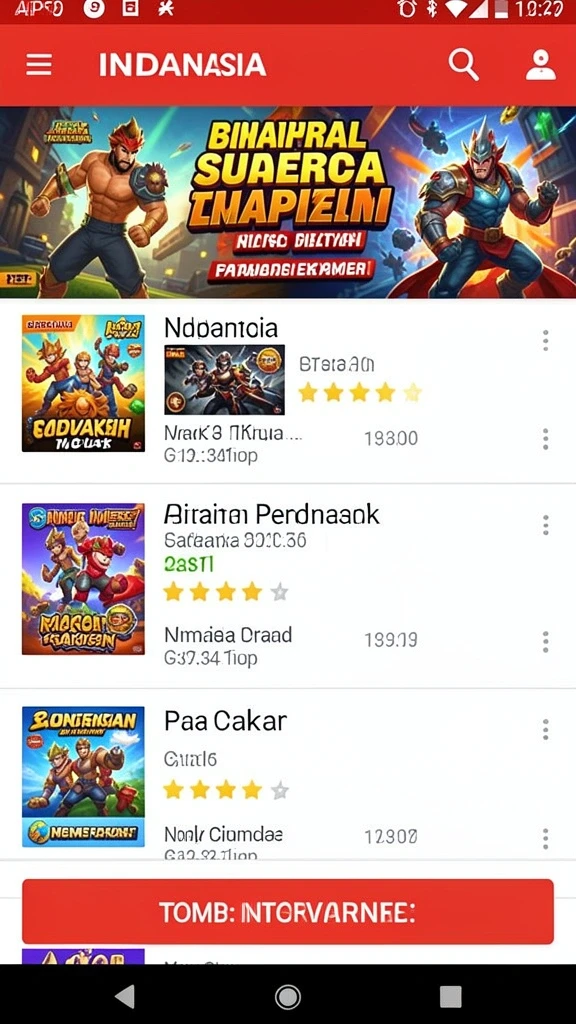 Tampilan grafis yang menarik saat bermain game.