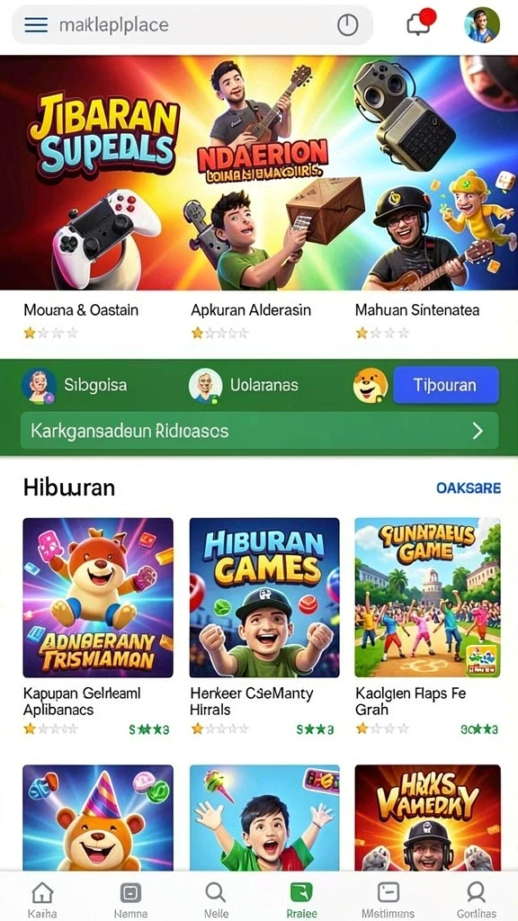 Screenshot memperlihatkan fitur komunitas yang interaktif.