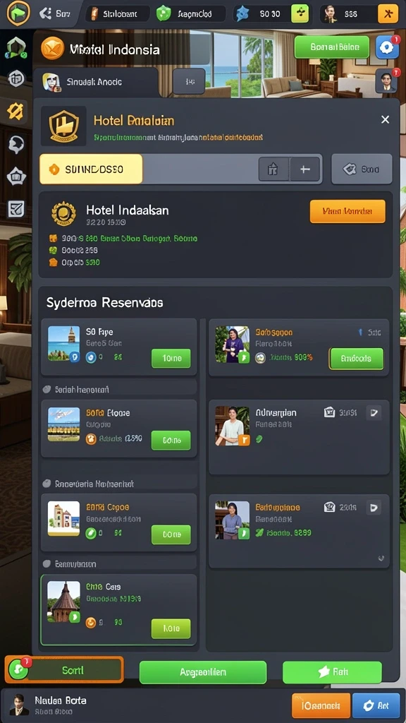 Screenshot menampilkan bonus harian yang menarik untuk pemain.