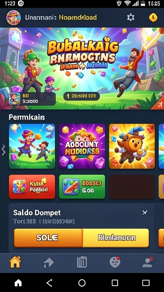 Screenshot menggambarkan antarmuka pengguna yang ramah.