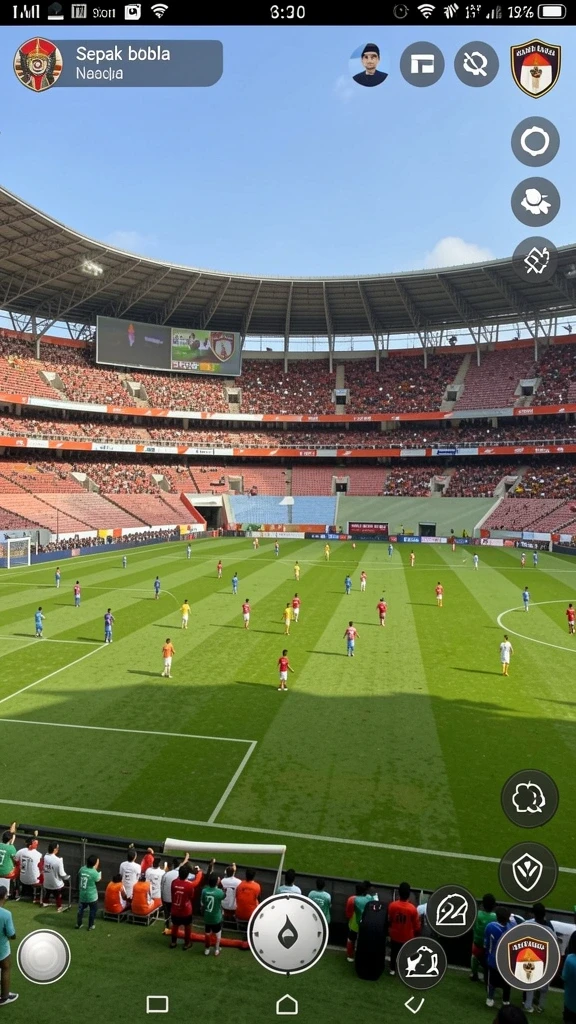 Tampilan awal game yang menarik dan intuitif.