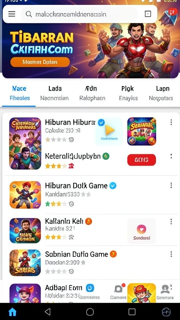 Tampilan antarmuka yang menarik dan user-friendly.