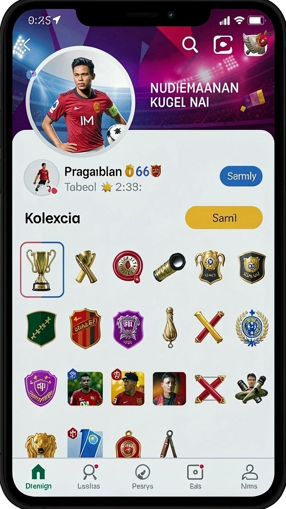 Tampilan utama yang menarik dan intuitif.