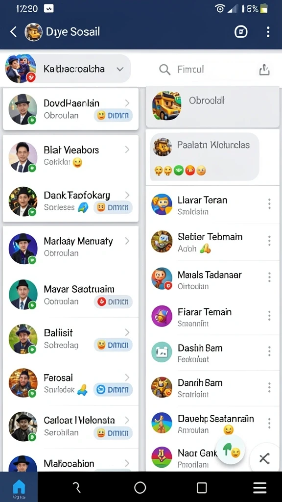 Tangkapan layar menunjukkan karakter utama dalam petualangan.