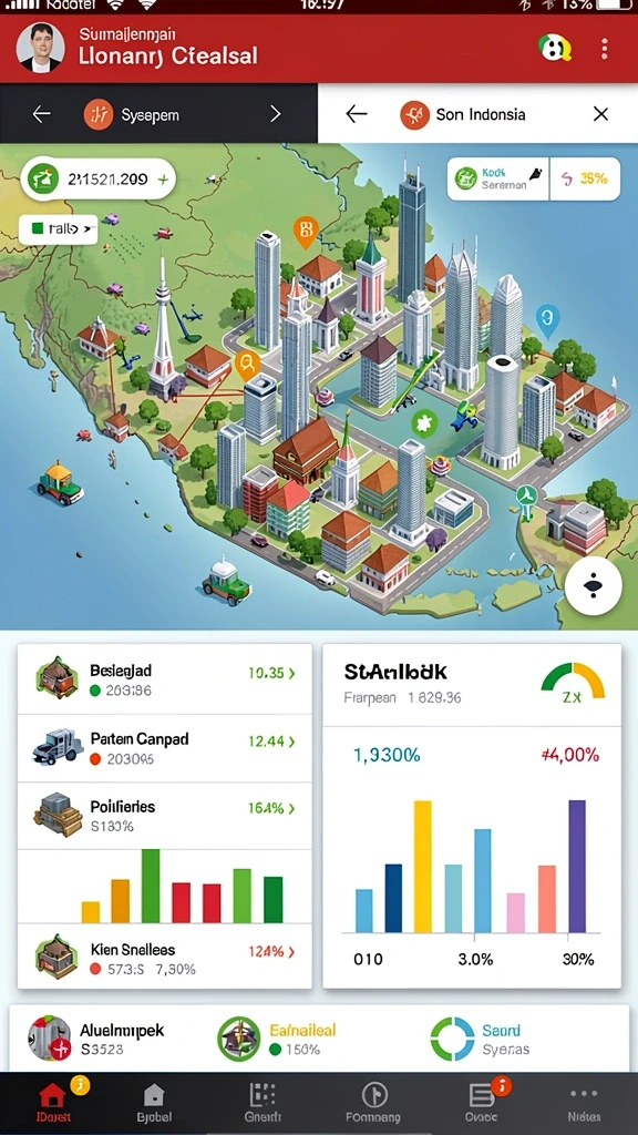 Tampilan menarik dan layout yang intuitif.