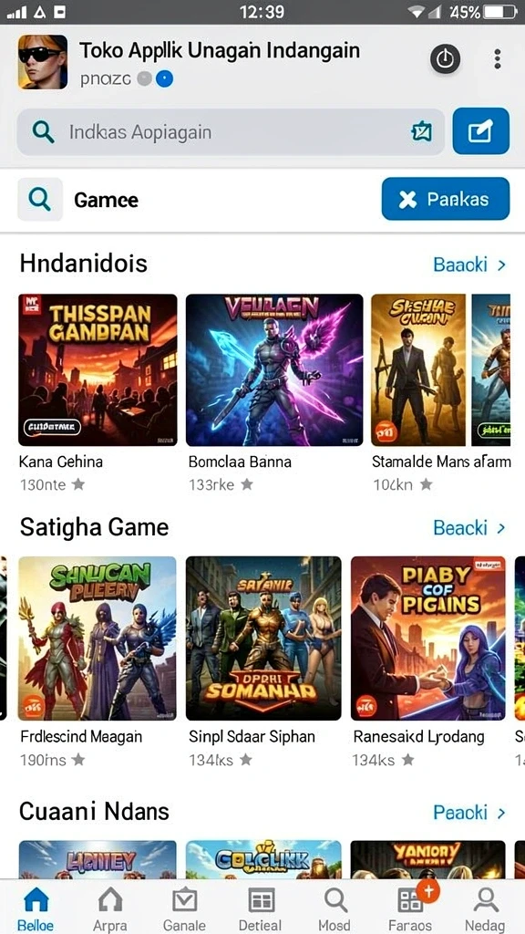 Mode pertandingan yang seru dan kompetitif.