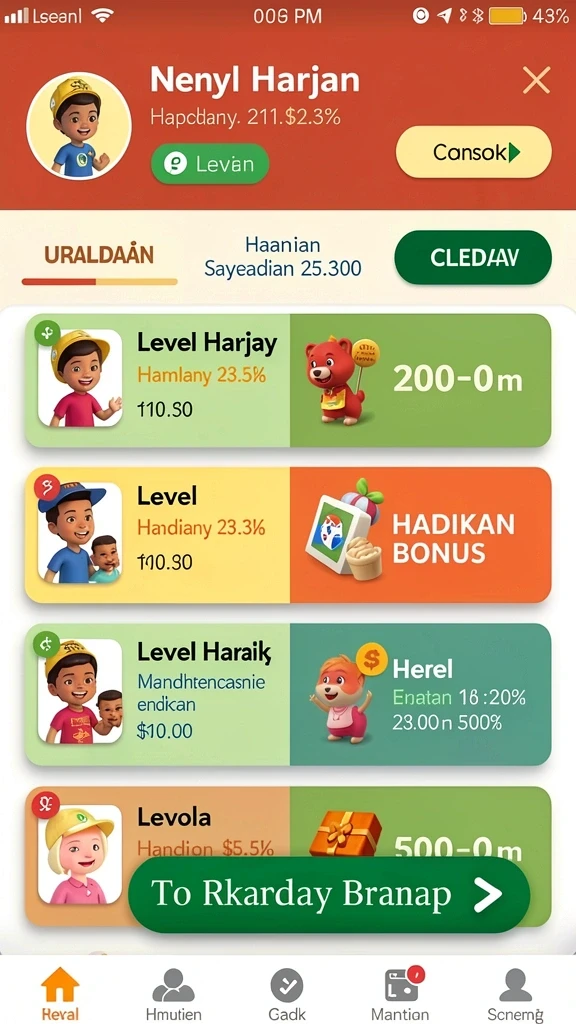 Fitur chat untuk berinteraksi dengan pemain lain.