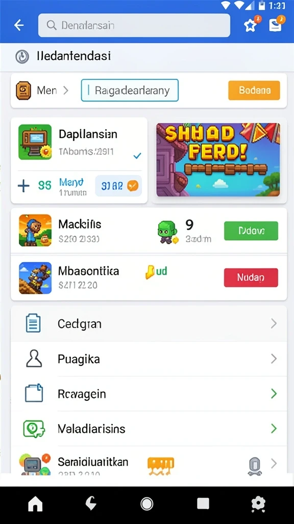 Karakter unik dengan skill berbeda yang seru.