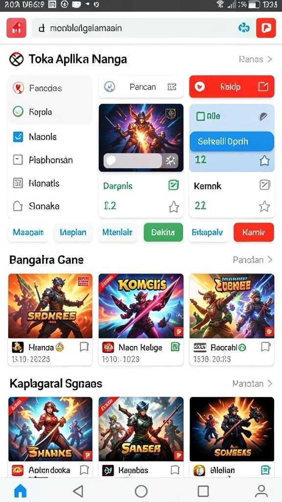 Menu pilihan taruhan yang mudah diakses.