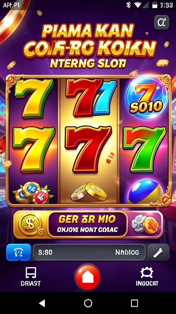 Screenshot menampilkan tema slot petualangan terbaru.