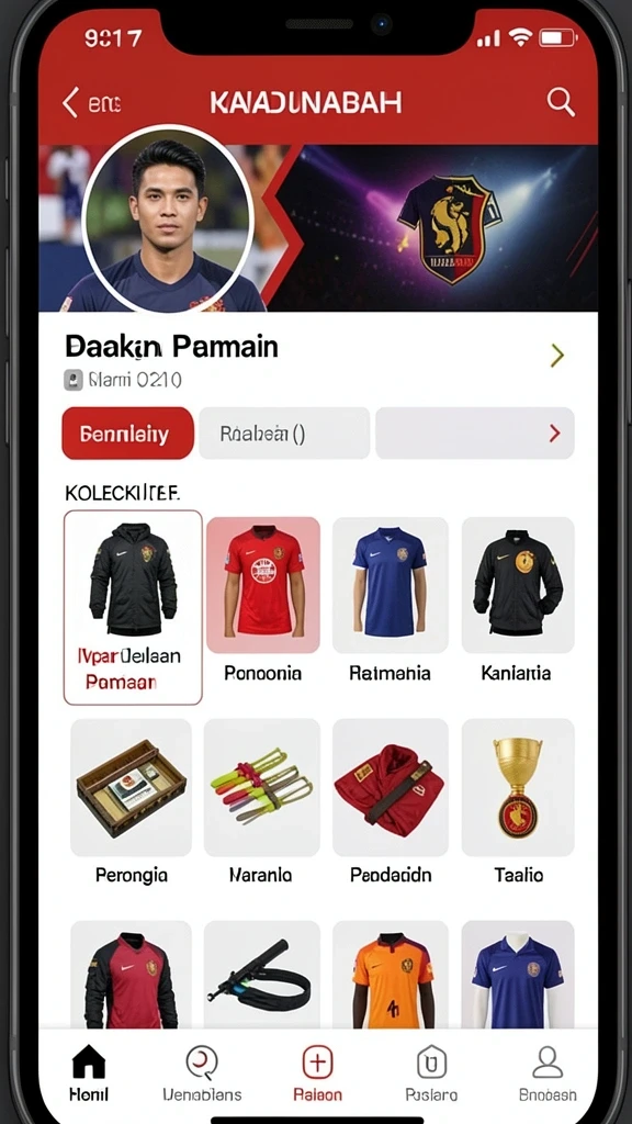 Tampilan antarmuka yang intuitif dan menarik.