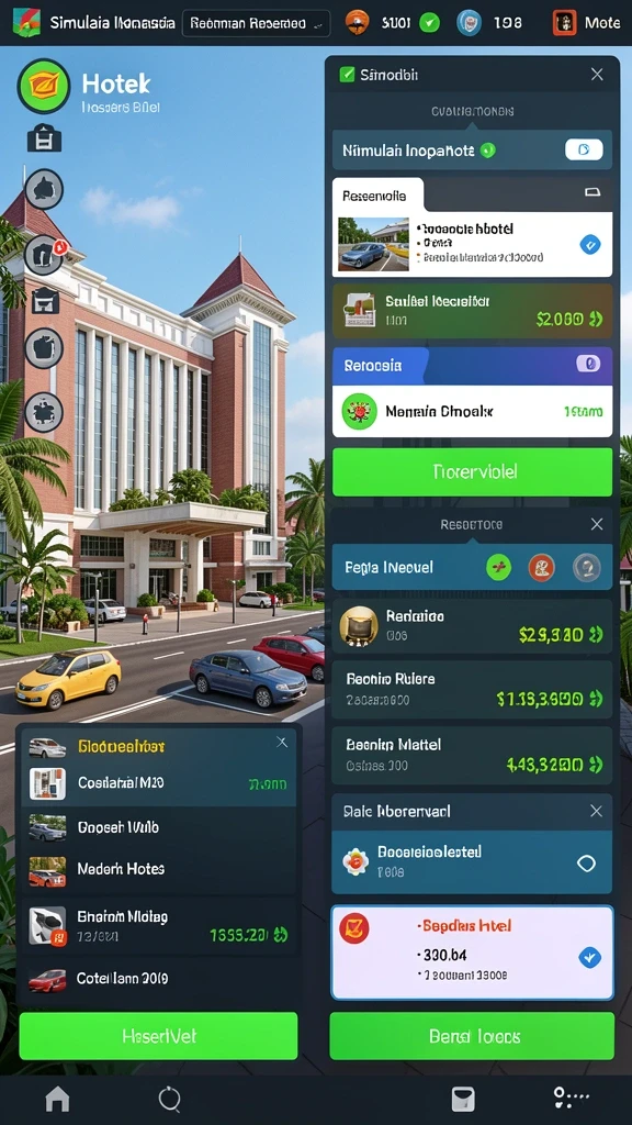 Screenshot memperlihatkan tampilan grafis yang menawan dari lingkungan permainan.