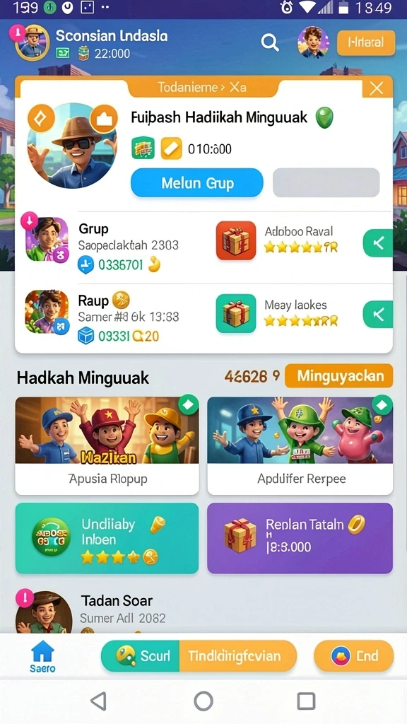 Antarmuka pengguna yang intuitif dan mudah digunakan.