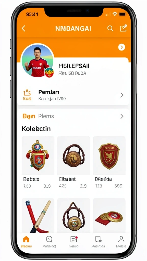 Tampilan antarmuka yang sederhana dan menarik.