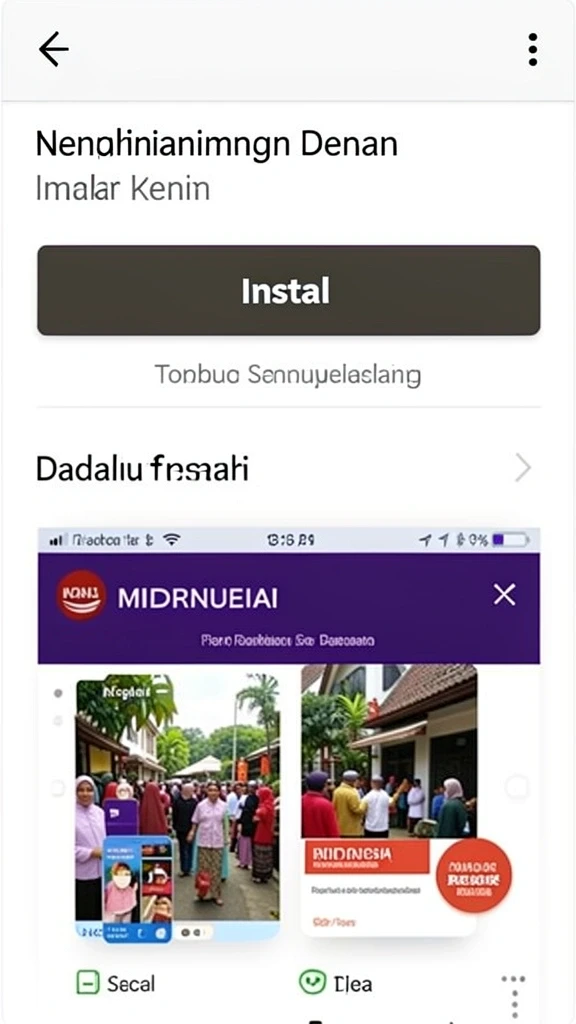 Tampilan antarmuka VIO77 yang sederhana dan menarik.