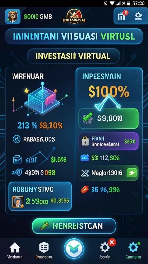 Screenshot level menantang yang membuat adrenalin meningkat.